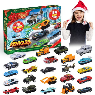 Joyfy 2025 Countdown to Christmas Advent Calendar – 24 Mini Diecast Cars for Kids, Christmas Gift for Kids, Holiday Party Favors | Target