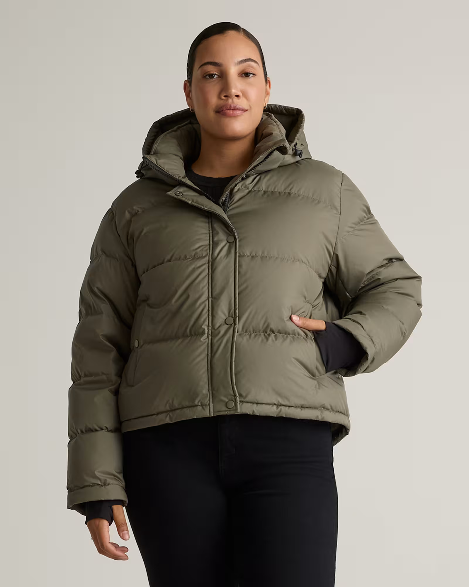 Responsible Down Cropped Puffer Jacket | Quince