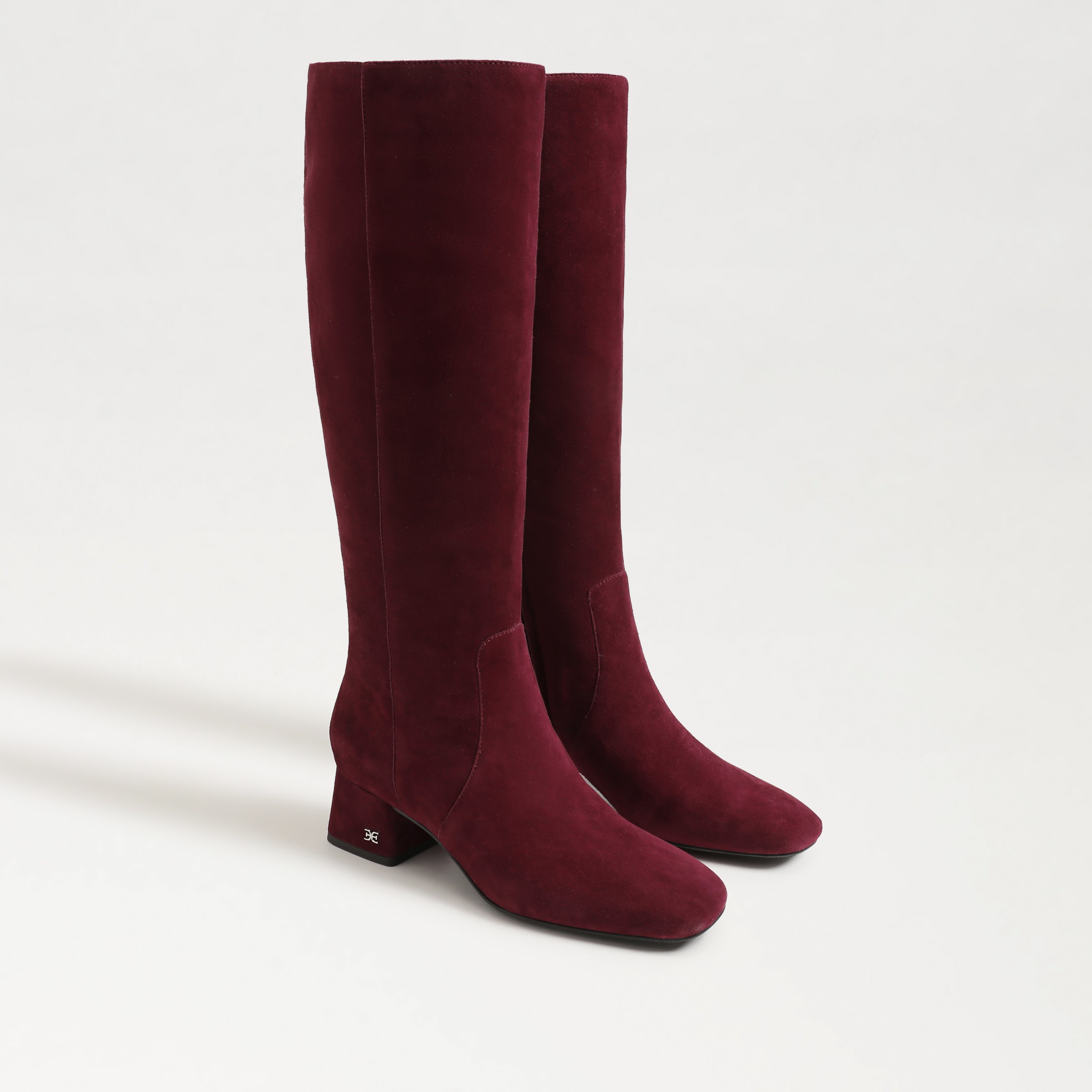 Sam Edelman Porter Knee High Boot French Merlot Suede | Sam Edelman