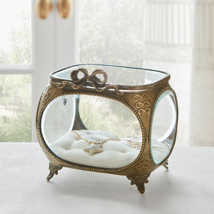 LoveShackFancy Bow Jewelry Box | Pottery Barn Teen