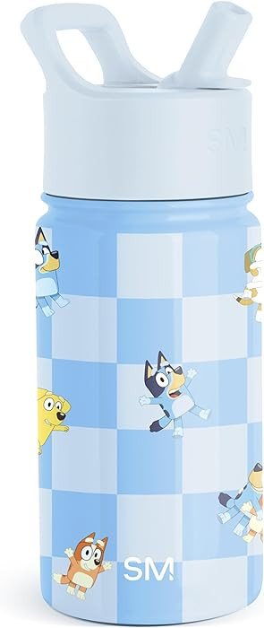 Simple Modern Kids Summit Water Bottle with Straw Lid | Bluey 14oz Stainless Steel Cup Insulated ... | Amazon (US)