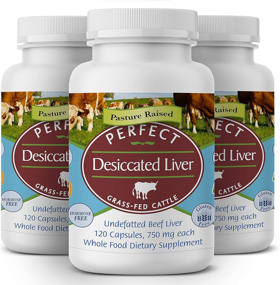 Perfect Supplements – Perfect Desiccated Liver – 120 Capsules – Undefatted Beef Liver – N... | Amazon (US)