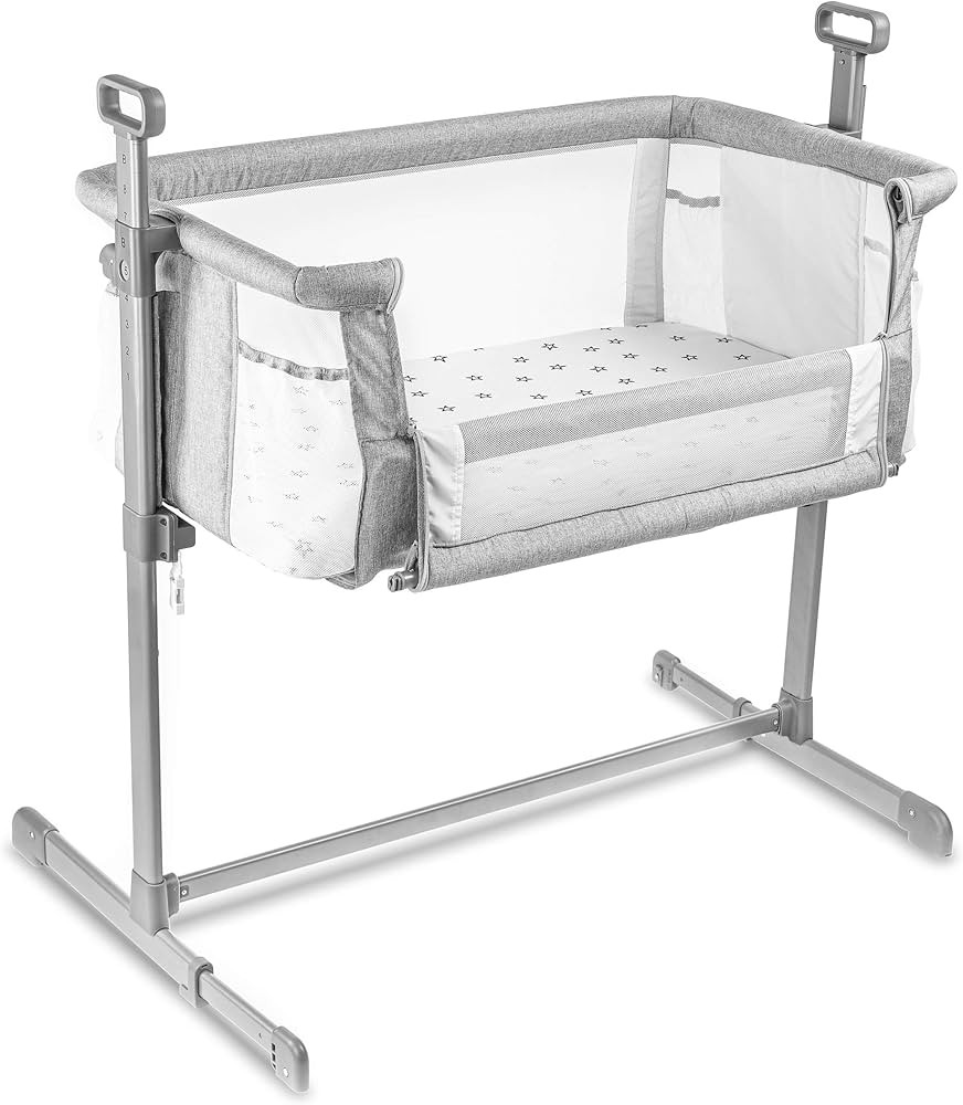Milliard Bedside Bassinet Mesh Breathable Side Sleeper/Portable Infant Crib | Amazon (US)