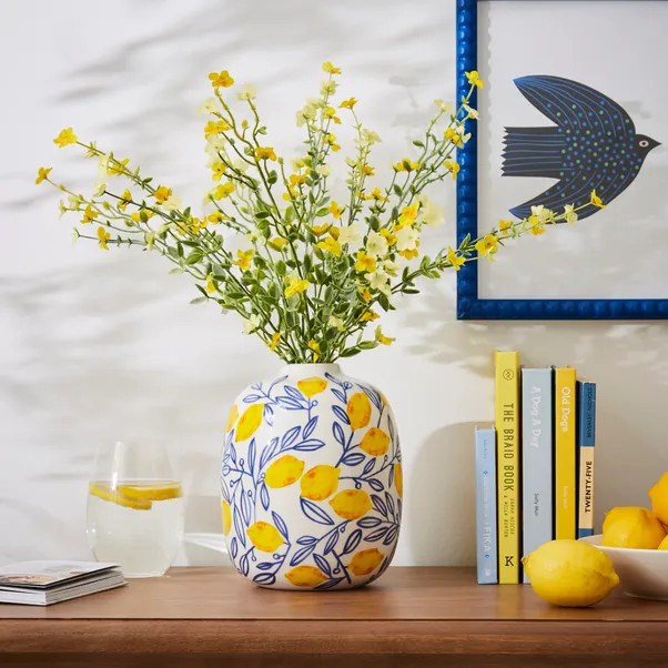 Lemon Ceramic Balloon Vase | Dunelm (migrated)