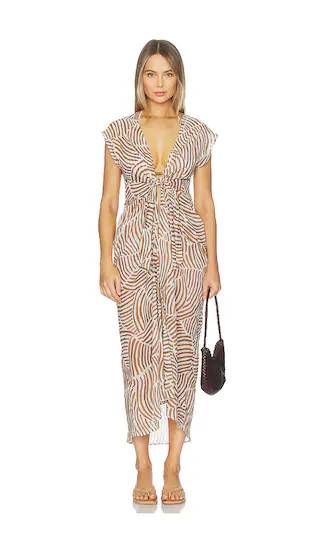 Sasha Long Cover Up Dress in Multi | Revolve Clothing (Global)