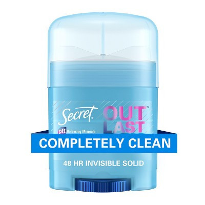 Secret Outlast Xtend Completely Clean Mini Invisible Solid Antiperspirant and Deodorant - Travel Size - 0.5oz | Target