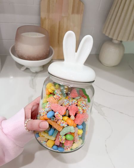 Easter candy salad! 🍬✨🐰 all the best candy to make this sweet candy mix

Target, bunny decor, glass jar, spring decor, kitchen finds, fancythingsblog 

#LTKfindsunder50 #LTKhome #LTKSeasonal