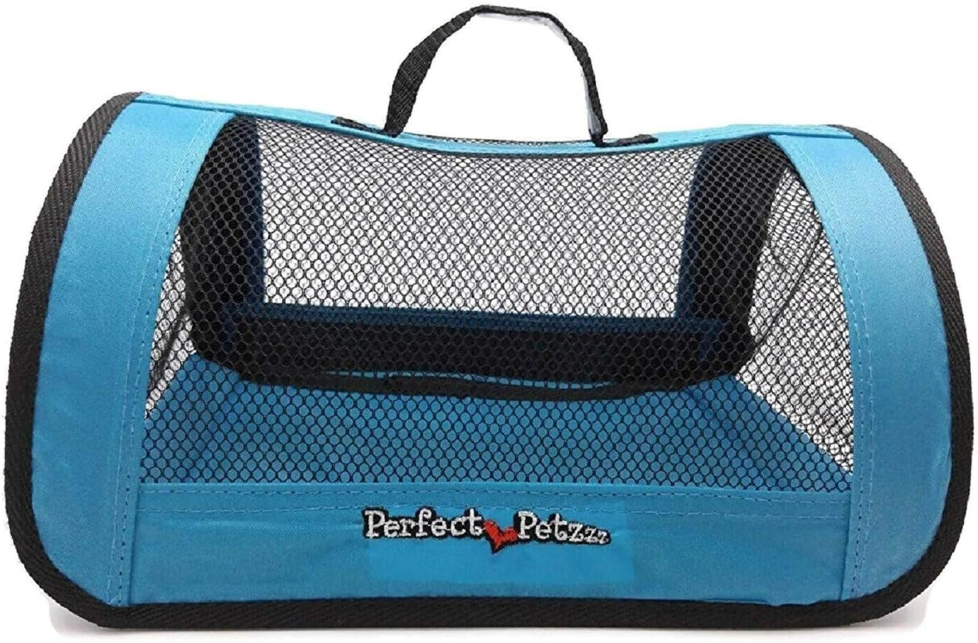 Pet Travel Bag for Originals & Minis, Small Pet Carrier w/Mesh & Nylon Lining, Dog Carrier for Medium Dogs, Versatile Kitten Carrier & Puppy Carrier, Easy to Clean, Blue - Perfect Petzzz | Amazon (US)