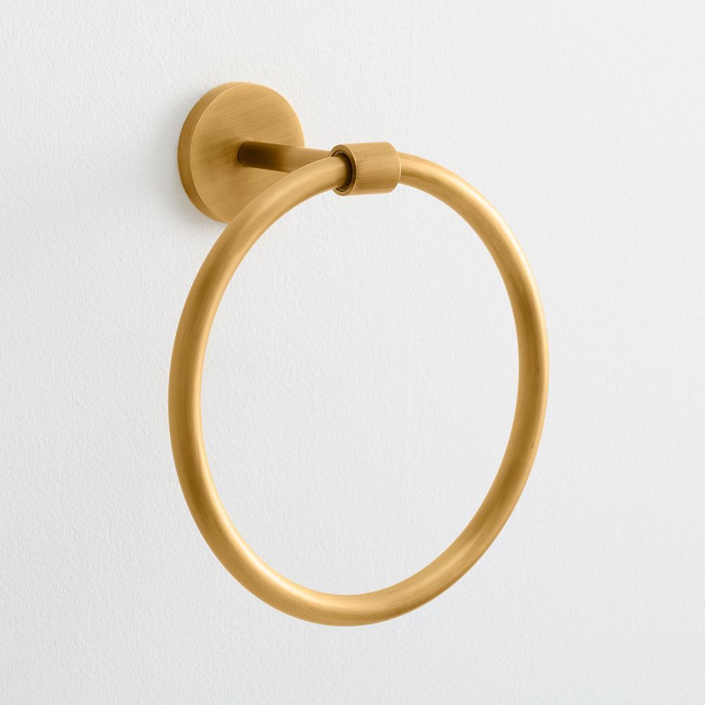 Pure Modernist Bath Hardware - Antique Brass | West Elm (US)