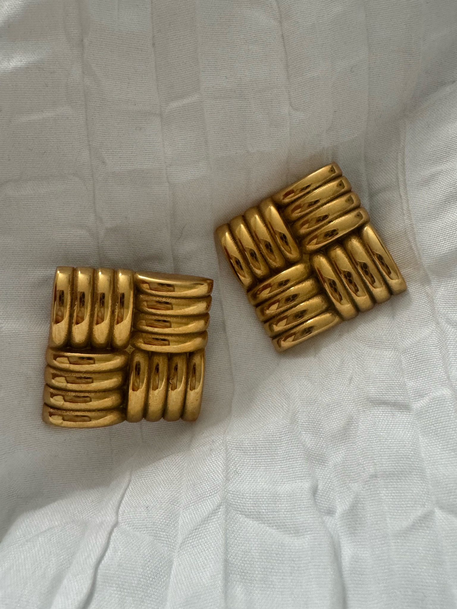 amazon jewelry find: vintage square gold earrings  
absolutely LOVE these. 

#LTKbeauty #LTKsalealert #LTKstyletip