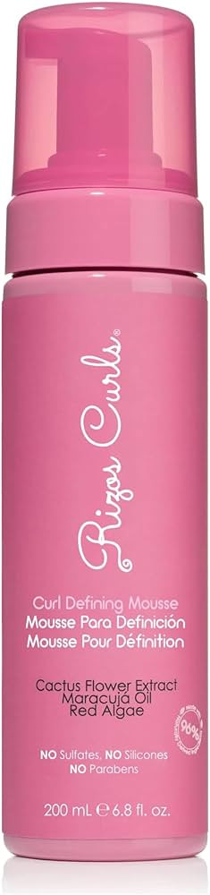 Rizos Curls Curl Defining Mousse, Hydrate & Define, Soft Hold for Volume & Definition, Frizz Free... | Amazon (US)