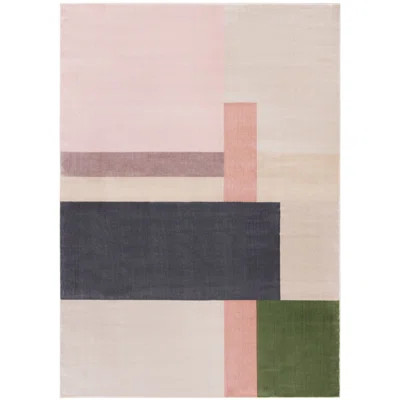 Georgie Geometric Ivory Area Rug Corrigan Studio Rug Size: Rectangle 4' x 6' | Wayfair North America