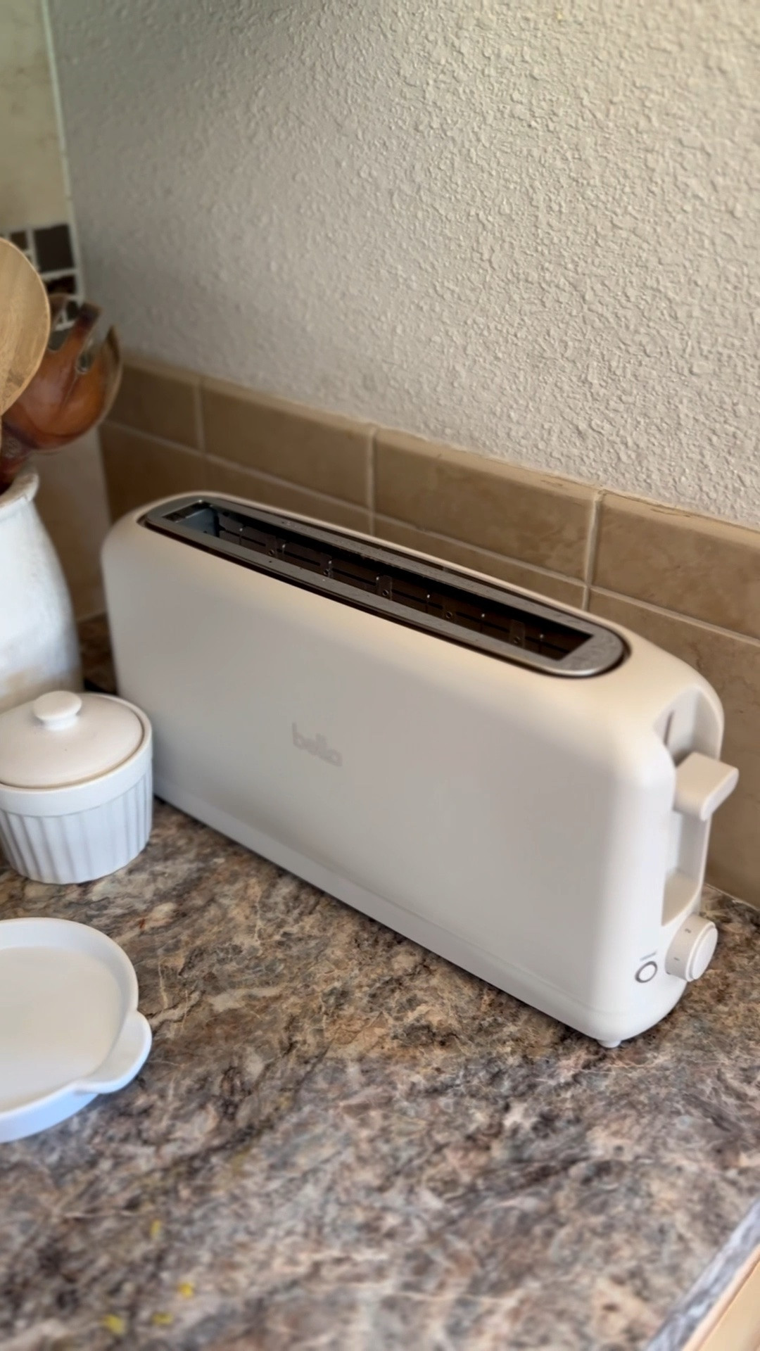 NEW FAVORITE HOME FIND

This thin cutie toaster from Target! It fits two slices of bread or one big slice of sourdough bread. So cute it can stay on the counter!

No more having to take out the big toaster and put it away all day long. 

Available in other colors!

Home finds, kitchen appliances, toasters, kitchen finds, kitchen organization

#LTKHome #LTKmorningroutine