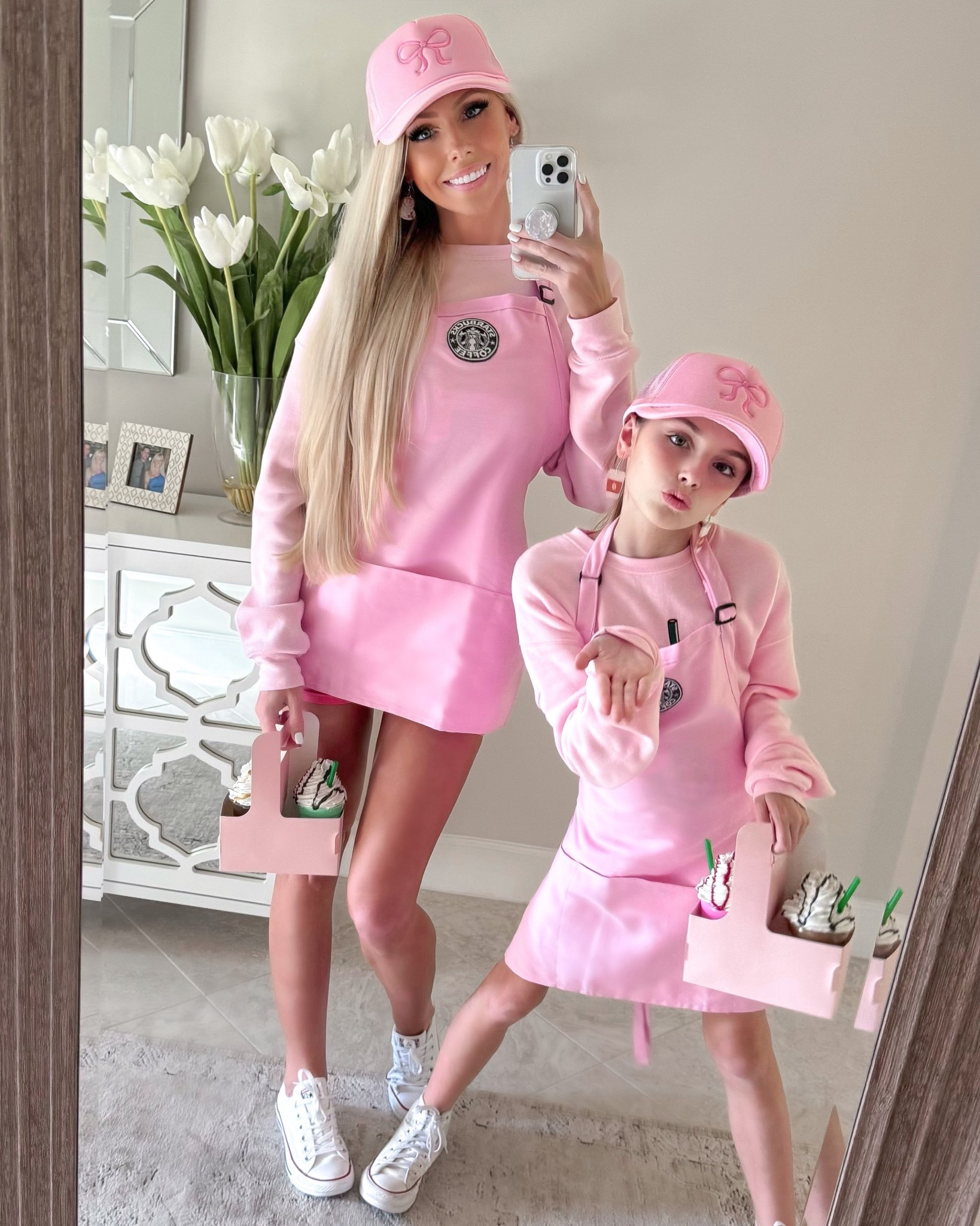 Family, matching, mother daughter, pink, costumes, matching costumes, Halloween, holidays, seasonal, hat, bows, Starbucks, amazon, Etsy, kitchen 

#LTKKids #LTKHoliday #LTKFamily