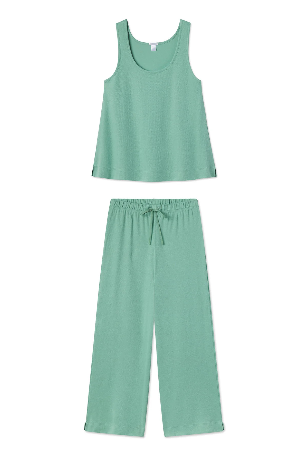 Pointelle Pajama Pants Set in Meadow | Lake Pajamas