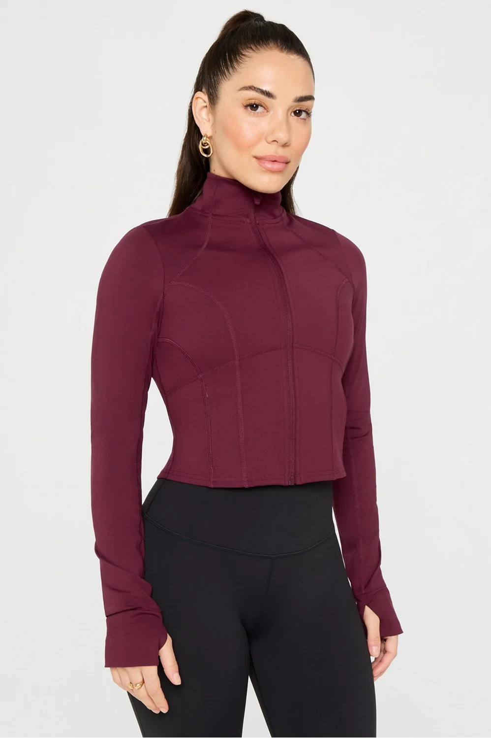 Perfect Storm Cropped Train Jacket | Fabletics