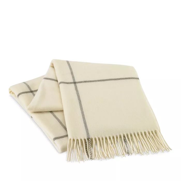 Charm Lambswool Cashmere Throw | Bloomingdale's (US)