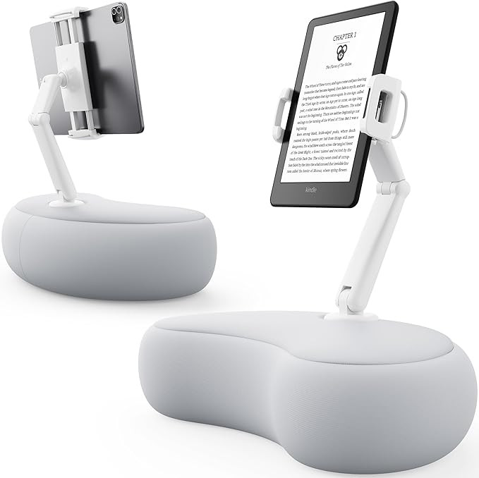 SAIJI Tablet Kindle Holder Pillow, Compatible with 4.7”-15.6” Kindle, Tablet, Phone, Portable... | Amazon (US)
