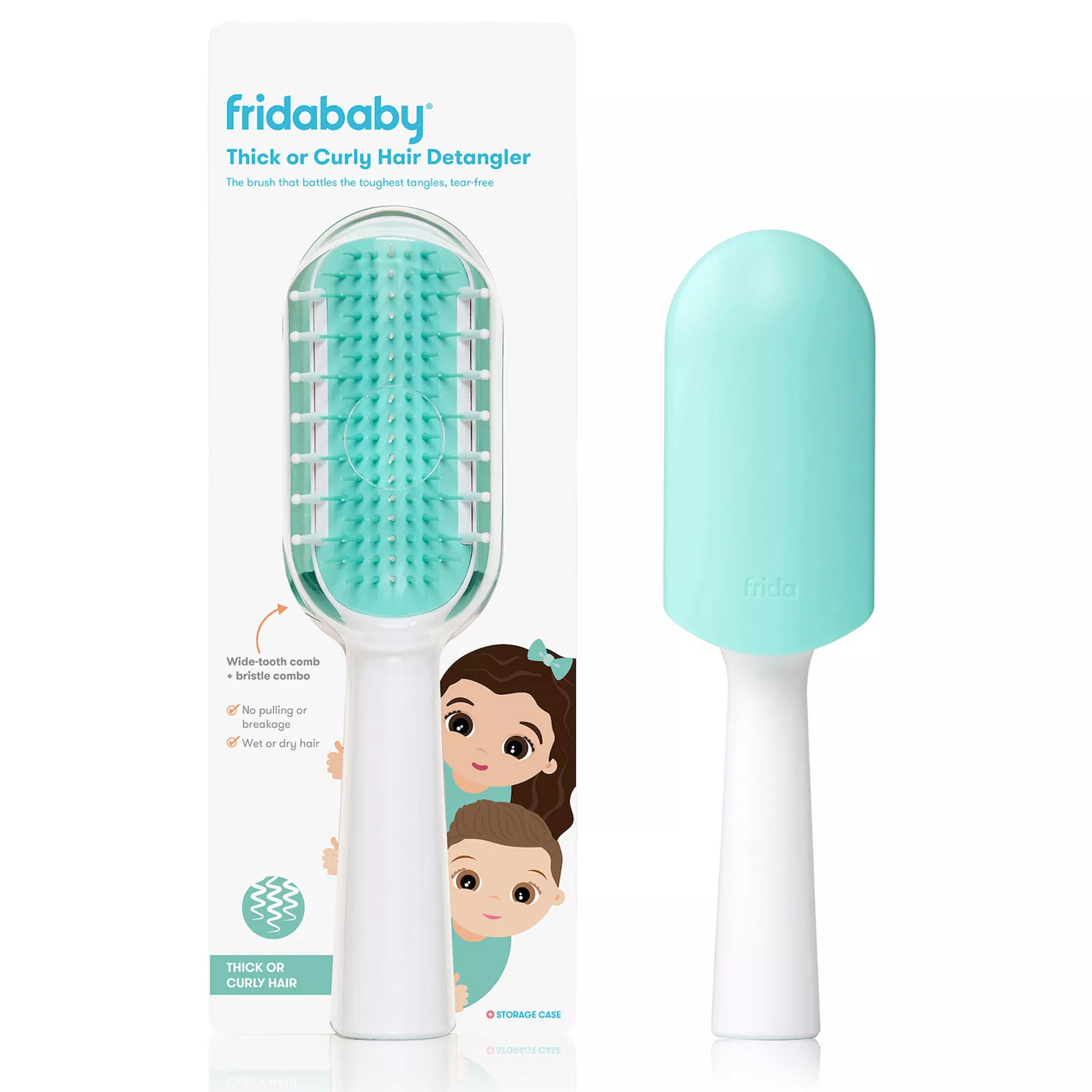 Fridababy Fine or Straight Hair Detangling Kids Brush by Frida Baby, Multicolor, 1 CT | Kohl's