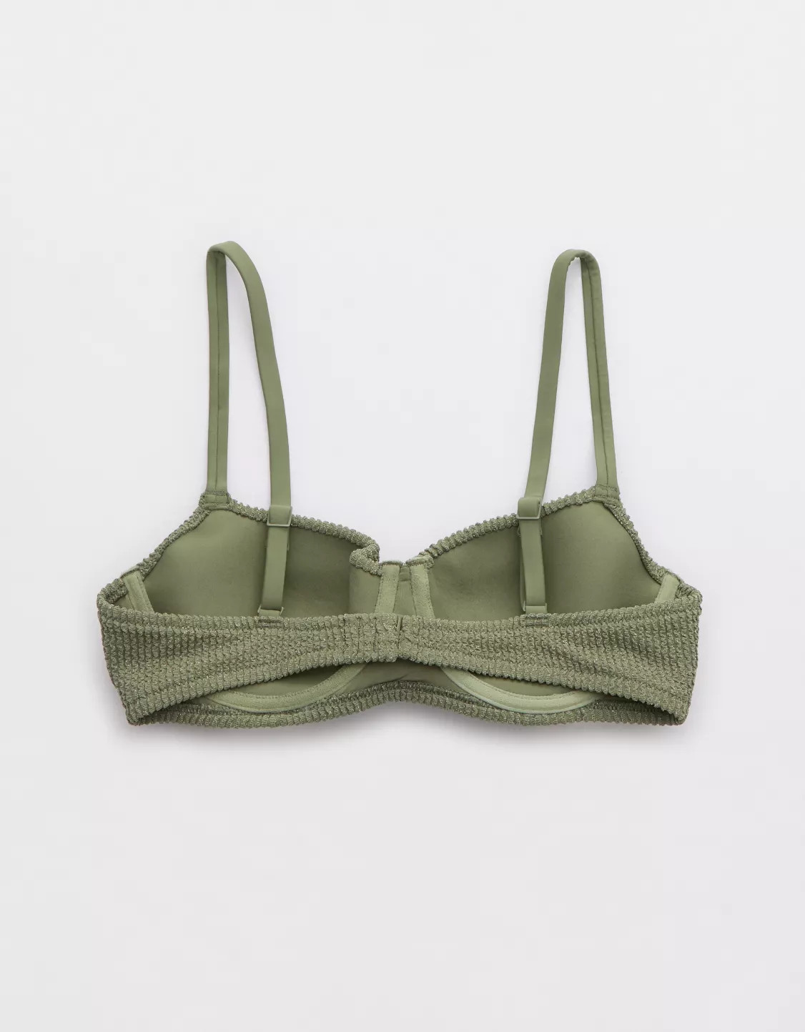 Aerie Crinkle Lightly Lined Underwire Bikini Top | Aerie