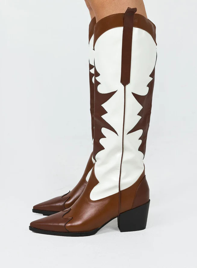 Izzard Western Boot Rust | Princess Polly US