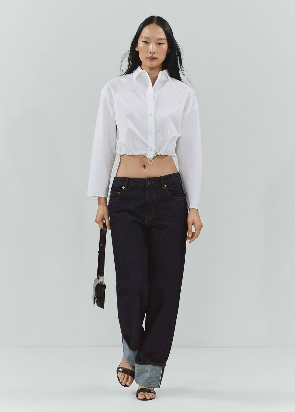 Cotton parachute shirt -  Women | Mango United Kingdom | MANGO (UK)