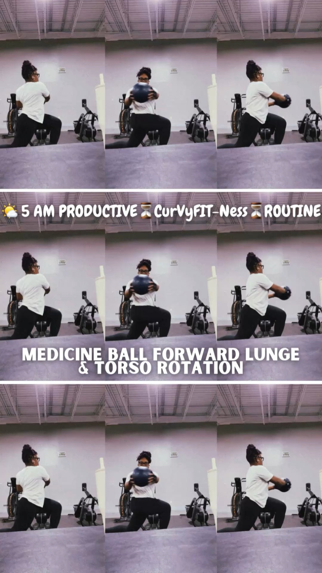 Medicine Ball Forward Lunge &amp; Torso Rotation FOR BEGINNERS 

Salut Beautykings🤴🏾&amp; Beautyqueens👸🏽 → → 💚💋💛 

Encore → https://linktr.ee/labeautyqueenana

#LTKFindsUnder100 #LTKActive #LTKFitness