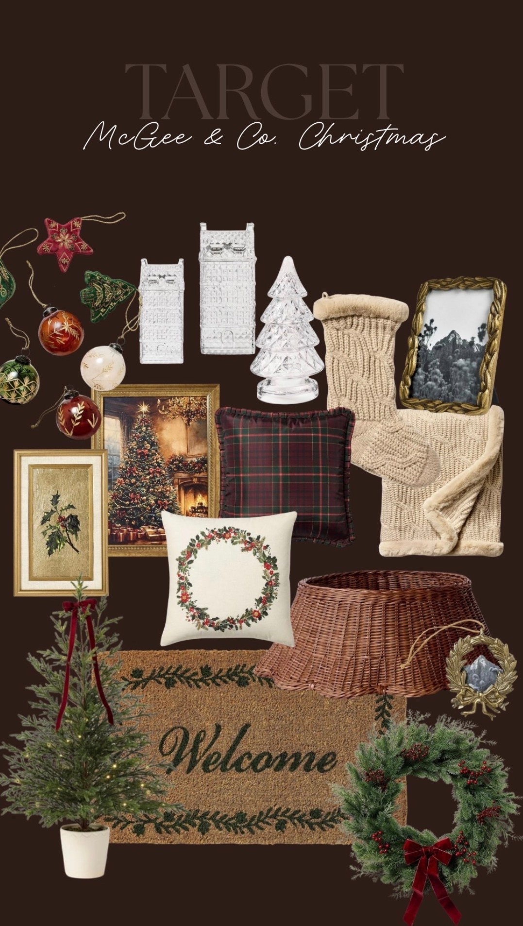 McGee & Co, Christmas collection @Target now available 🎄

#christmasdecor #targetmcgeeandco  #mcgeeandcochristmas #targethome #cozychristmas #christmassecorations #ornaments #velvetornaments #christmas2026 #mcgeeandcoholidaycollection #holidaydecor #frontporch #christmaswreath #targetnewarrivals #targetfinds #targetchristmas

#LTKHome #LTKSeasonal #LTKdayinmylife