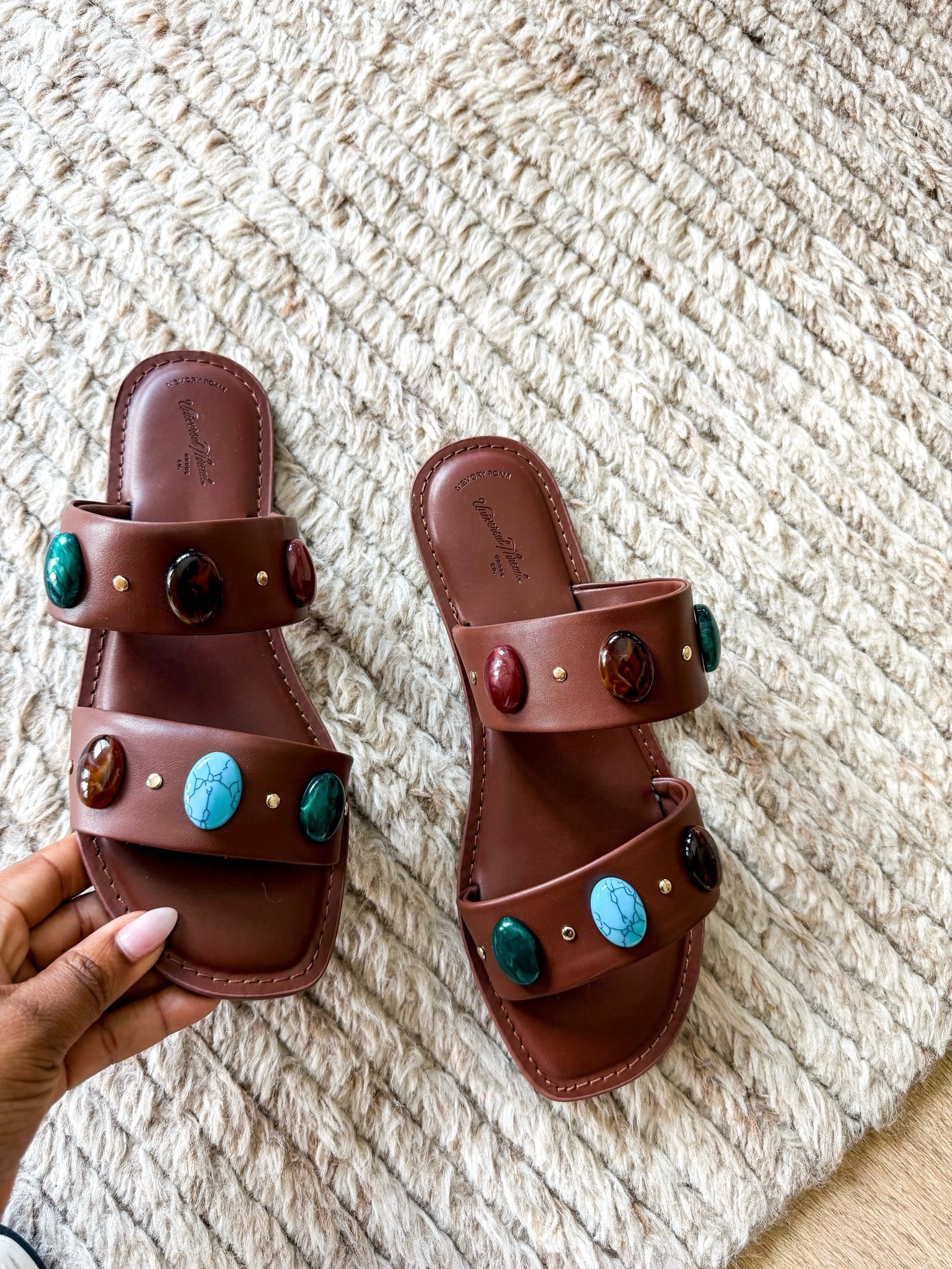 Memory foam insole sandals only $24 on sale at Target! 🎯👏🏾