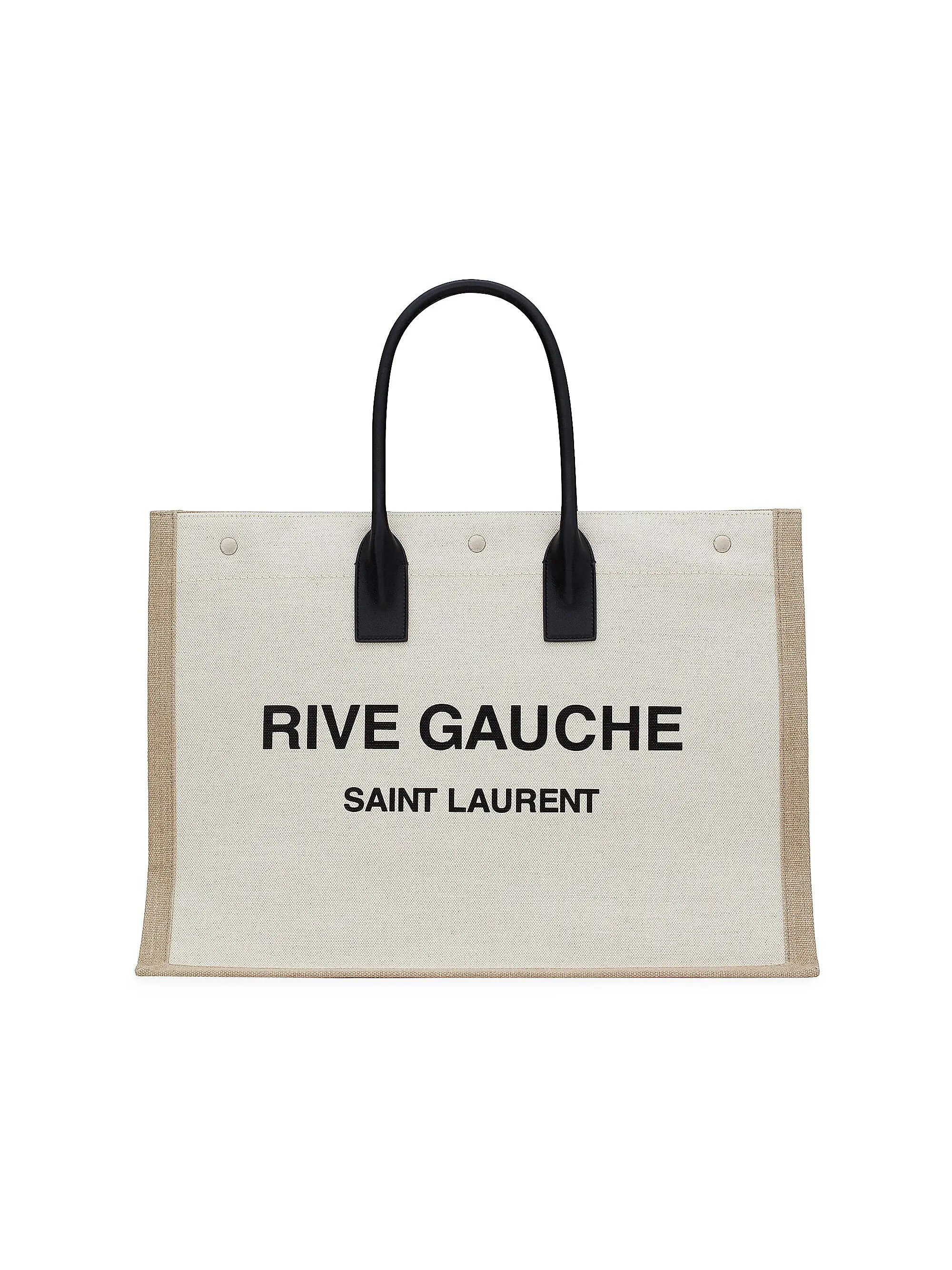 Rive Gauche Tote in Canvas | Saks Fifth Avenue