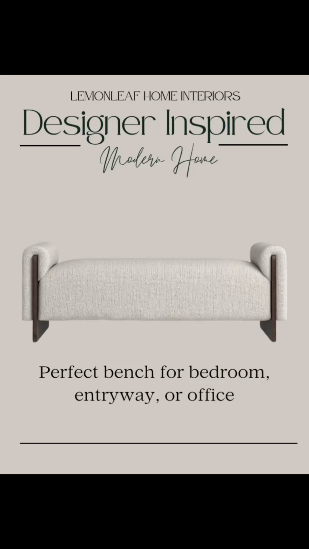 Designer inspired entryway bench or foot of the bed bench. 
@wayfair


#LTKHome #LTKHoliday #LTKSaleAlert
