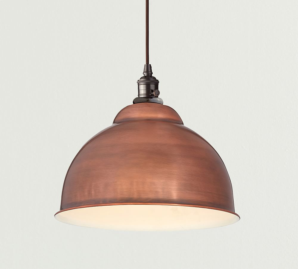 Metal Bell Cord Pendant | Pottery Barn (US)