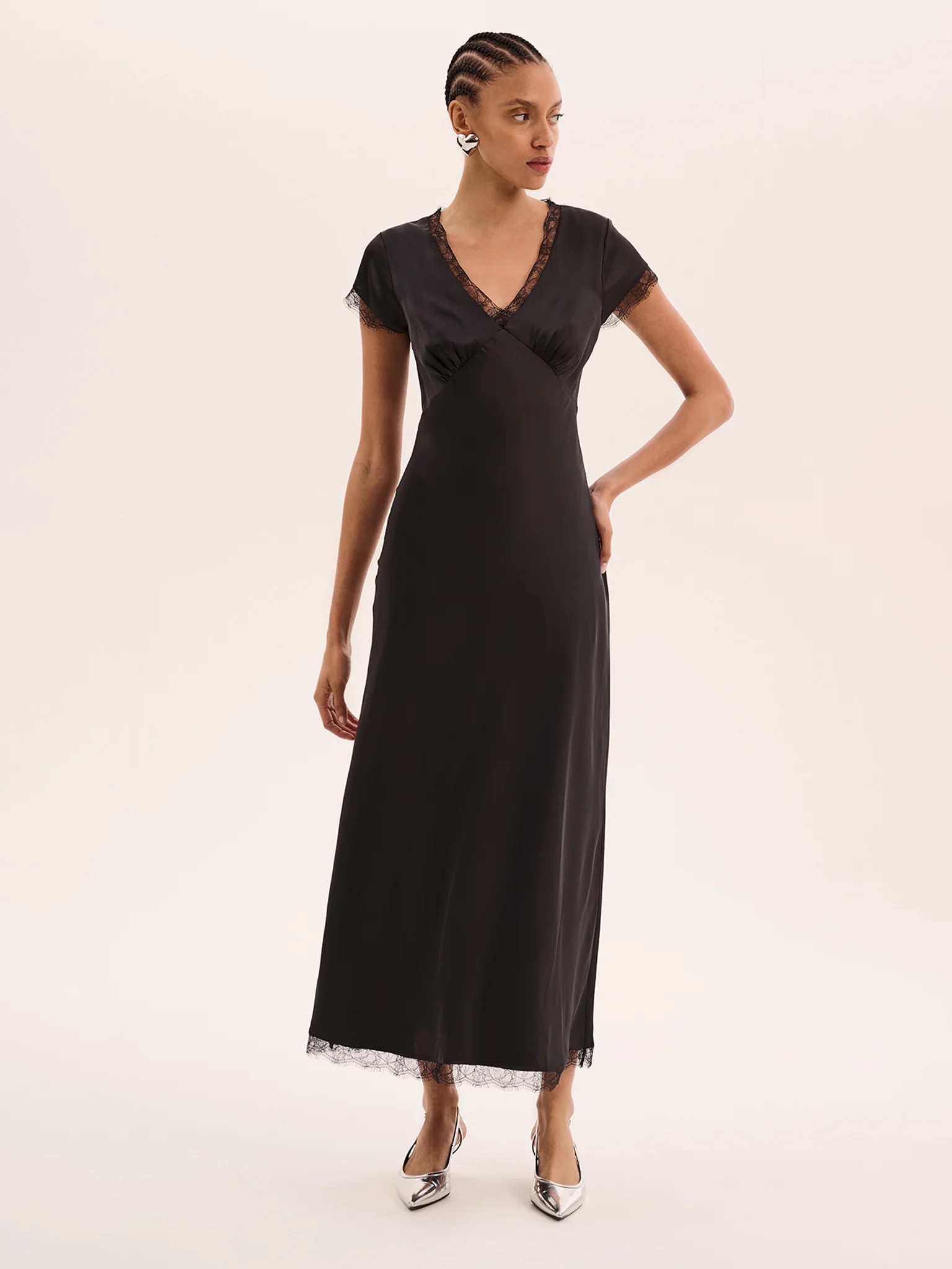 Woolf Dress in Black | OMNES UK