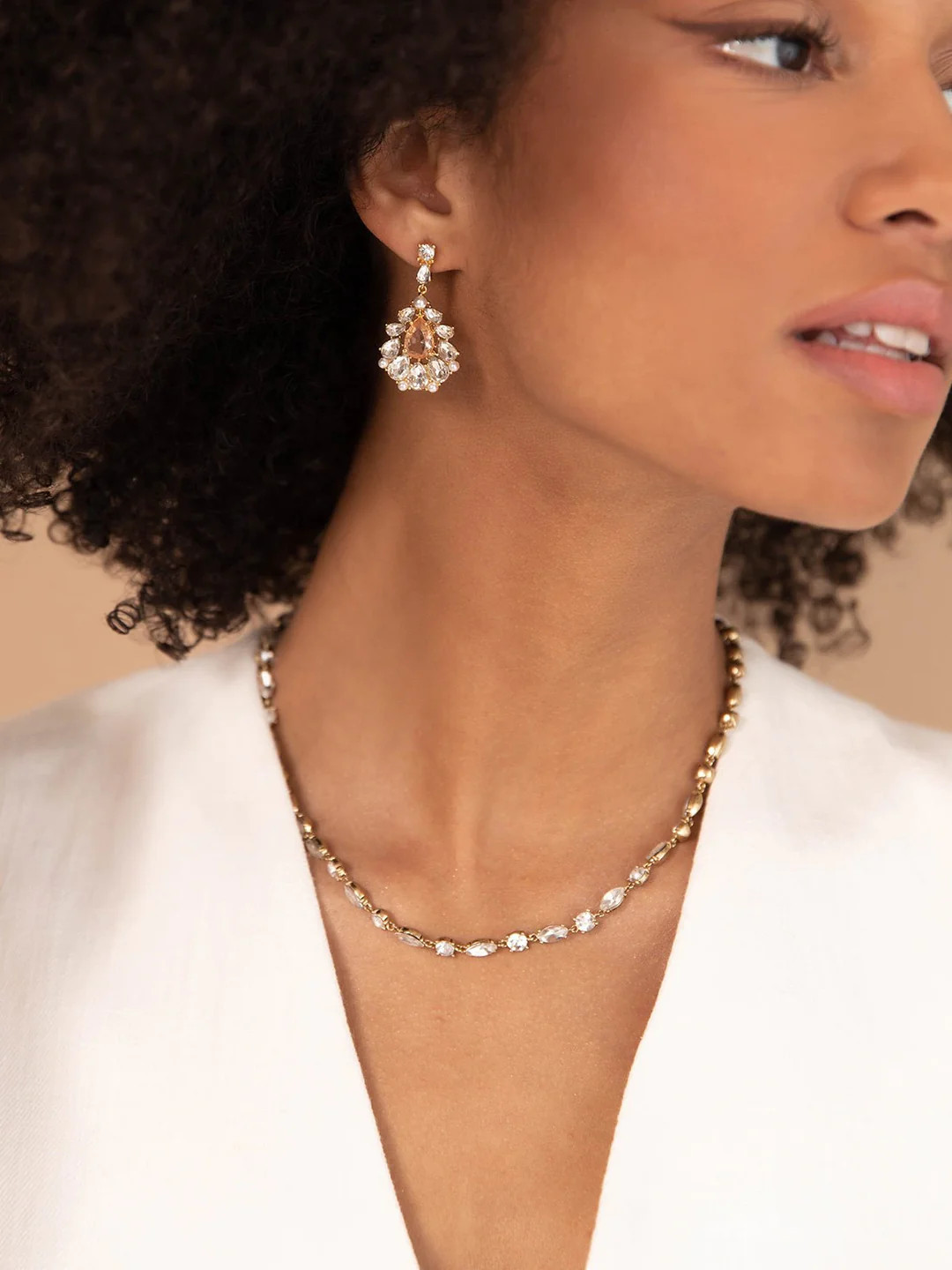 Ona Crystal Necklace | olive + piper