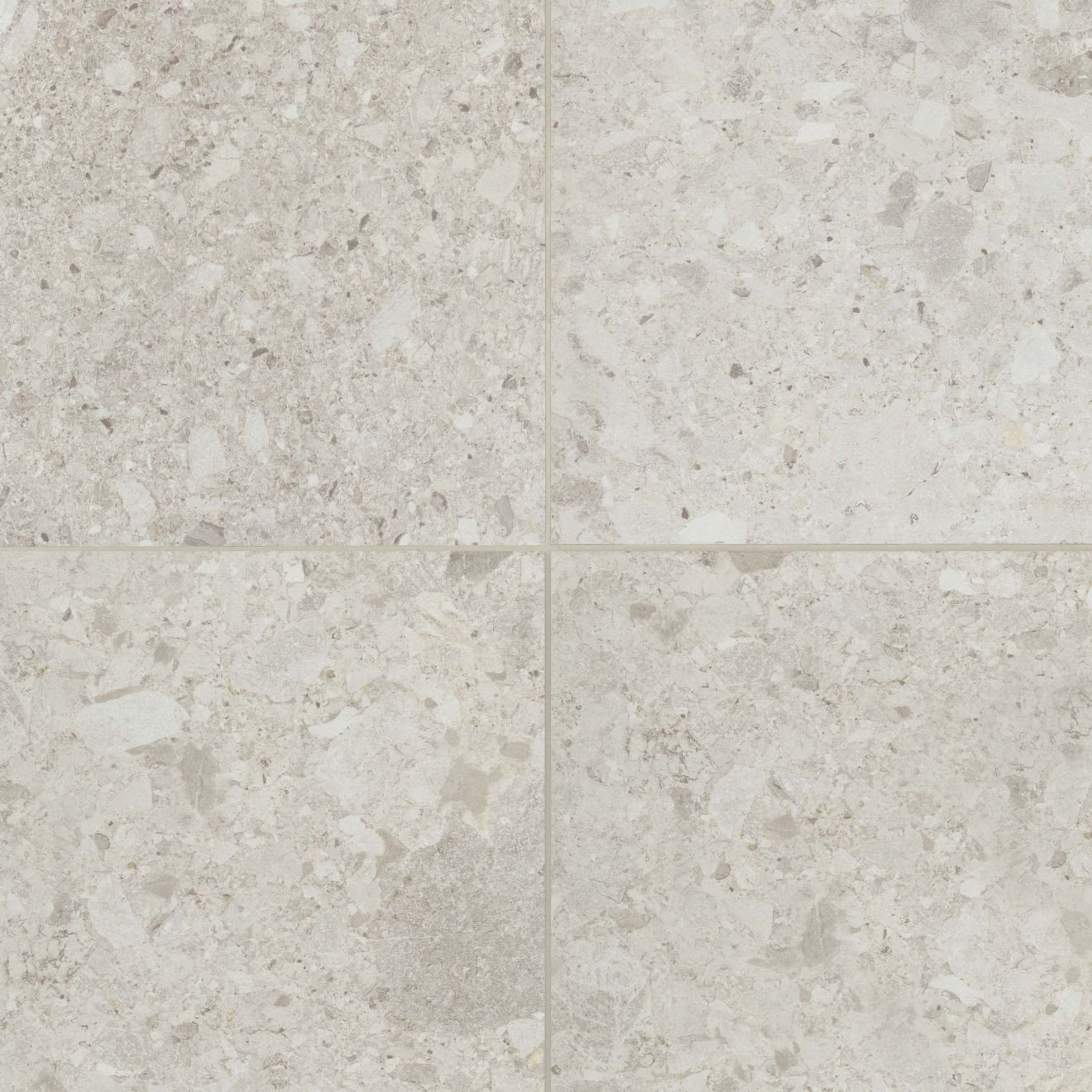 Frammenta 24" x 24" Floor & Wall Tile in White | Bedrosians Tile & Stone