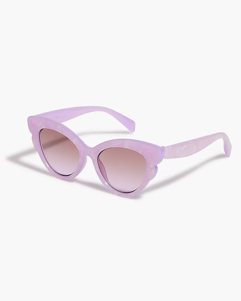 Girls' butterfly-shaped sunglasses | J.Crew Factory