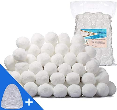Misscat 1.5 lbs Pool Filter Balls Eco-Friendly Fiber Filter Media for Swimming Pool Sand Filters ... | Amazon (US)