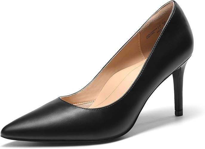 DREAM PAIRS Women's High Heels Pointed Toe Dress Shoes | 3 Inch Stiletto Heel Pumps Slip On Comfo... | Amazon (US)