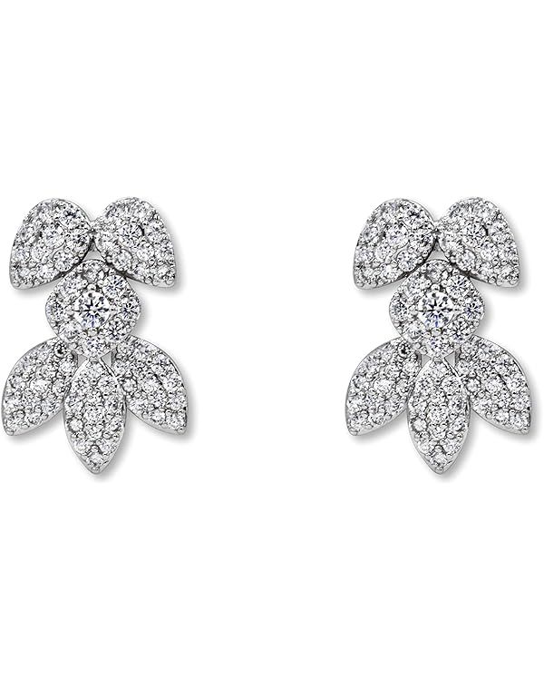 Meghan Markle Rehearsal Dinner Cubic Zirconia Stud Inspired Earrings | Amazon (US)