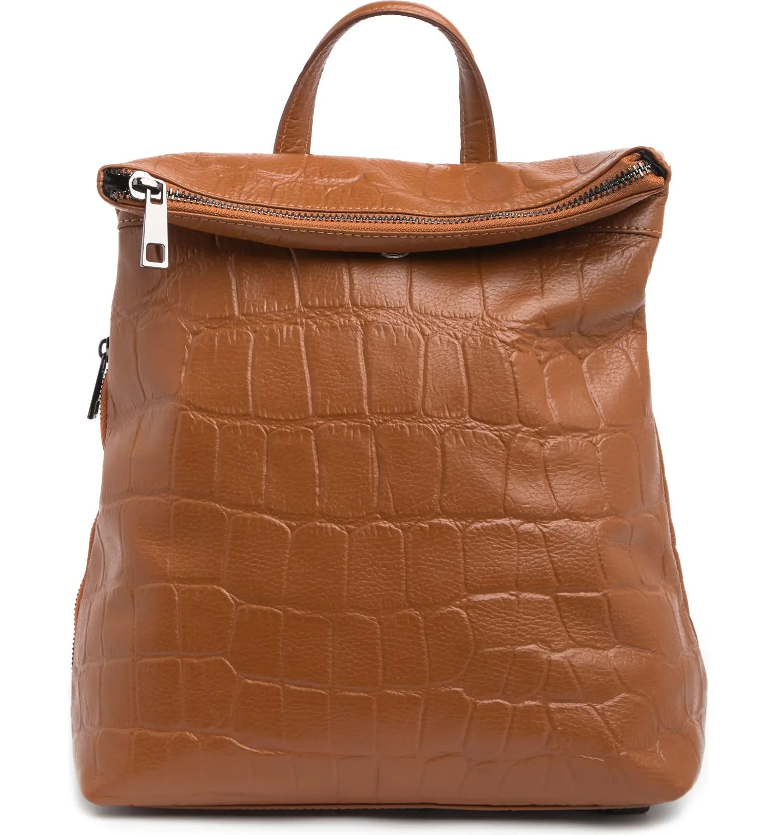 Croc Embossed Leather Backpack | Nordstrom Rack