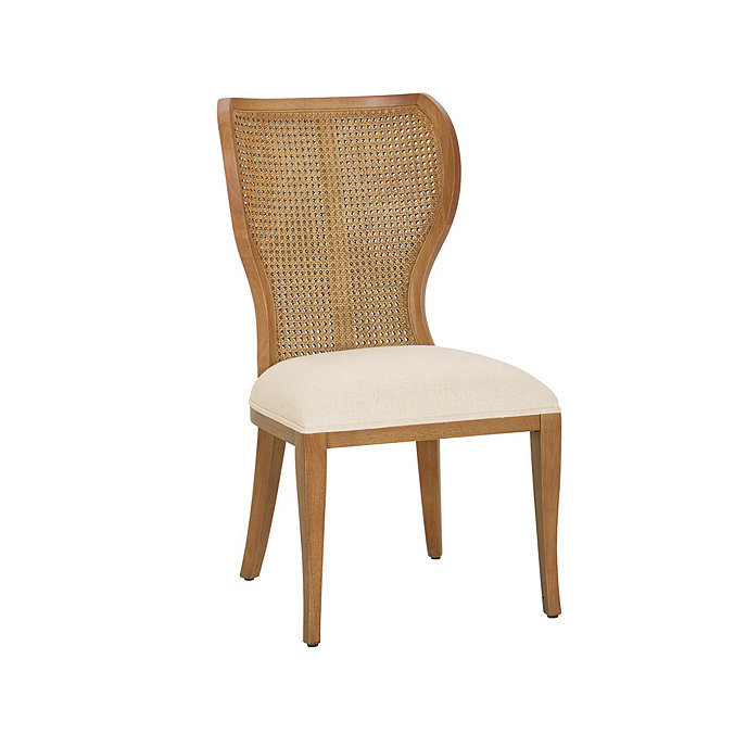 Gilmore Caned Dining Chair with Sandberg Parchment Seat | Ballard Designs, Inc.