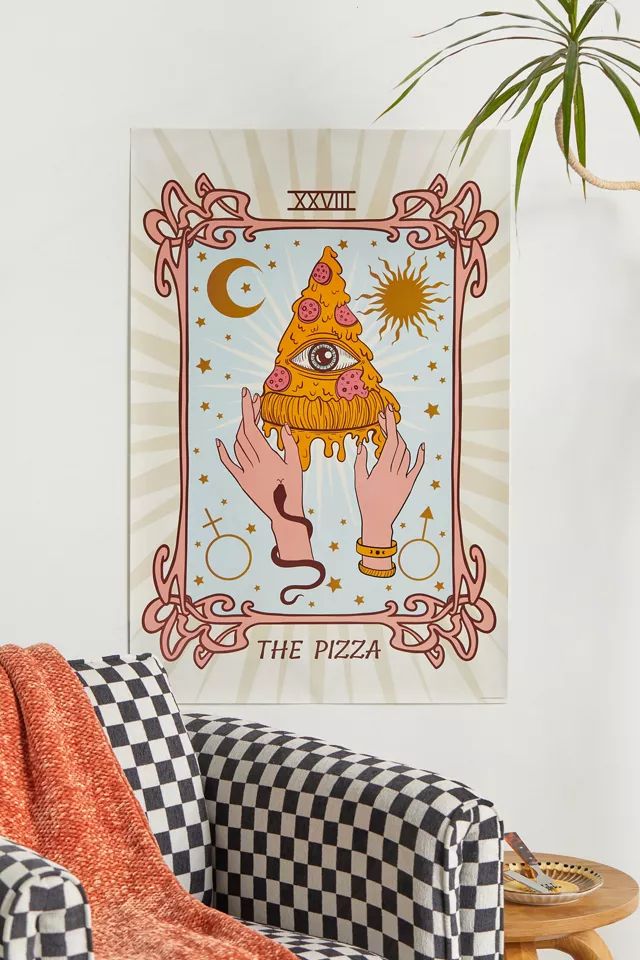 The Pizza Tarot Poster | Urban Outfitters (US and RoW)