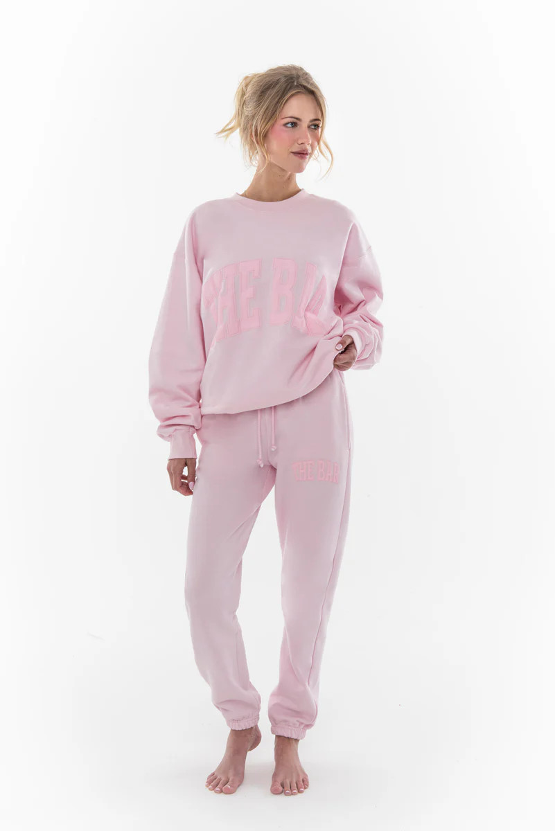 VARSITY SWEATSHIRT BLUSH/PINK | The Bar