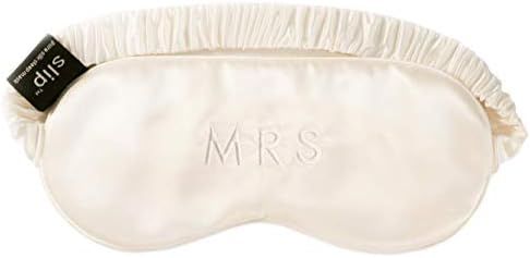 Slip Silk Sleep Mask, Bridal Collection, White (One Size) - 100% Pure Mulberry 22 Momme Silk Eye ... | Amazon (US)