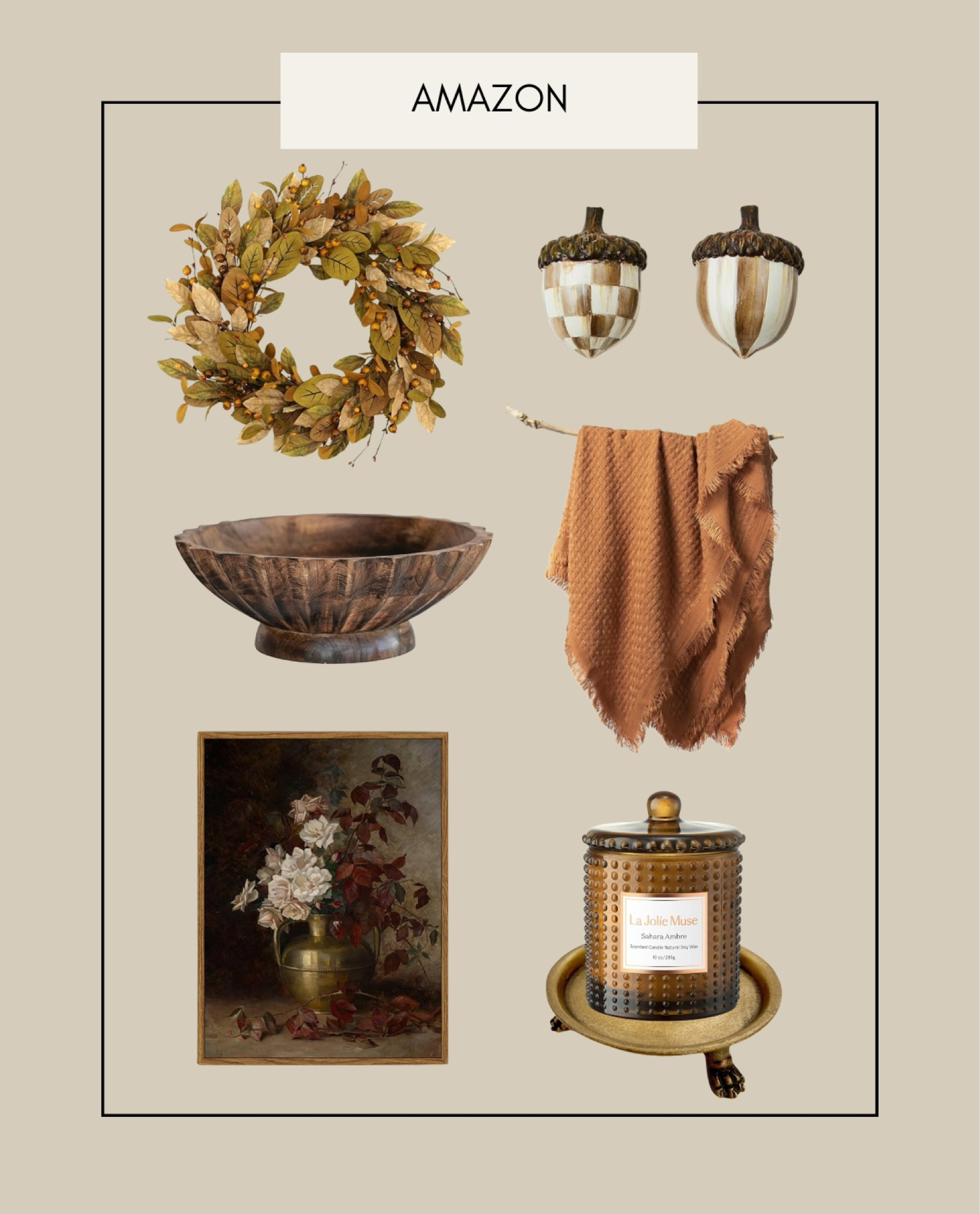 Amazon fall home decor. Fall wreath, vintage wall art, Mackenzie Childs fall decor 

#LTKFindsUnder50 #LTKHome #LTKSeasonal