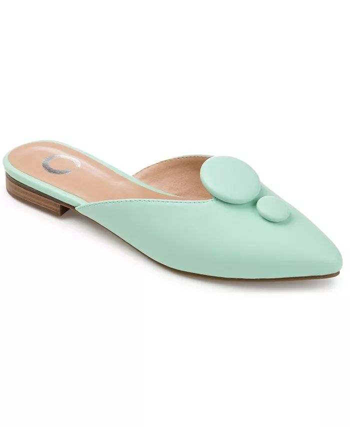 Journee Collection Women's Mallorie Button Mules - Macy's | Macy's