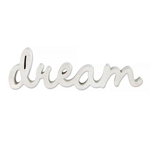 Wendy Bellissimo™ "Dream" Wood Wall Art | Bed Bath & Beyond