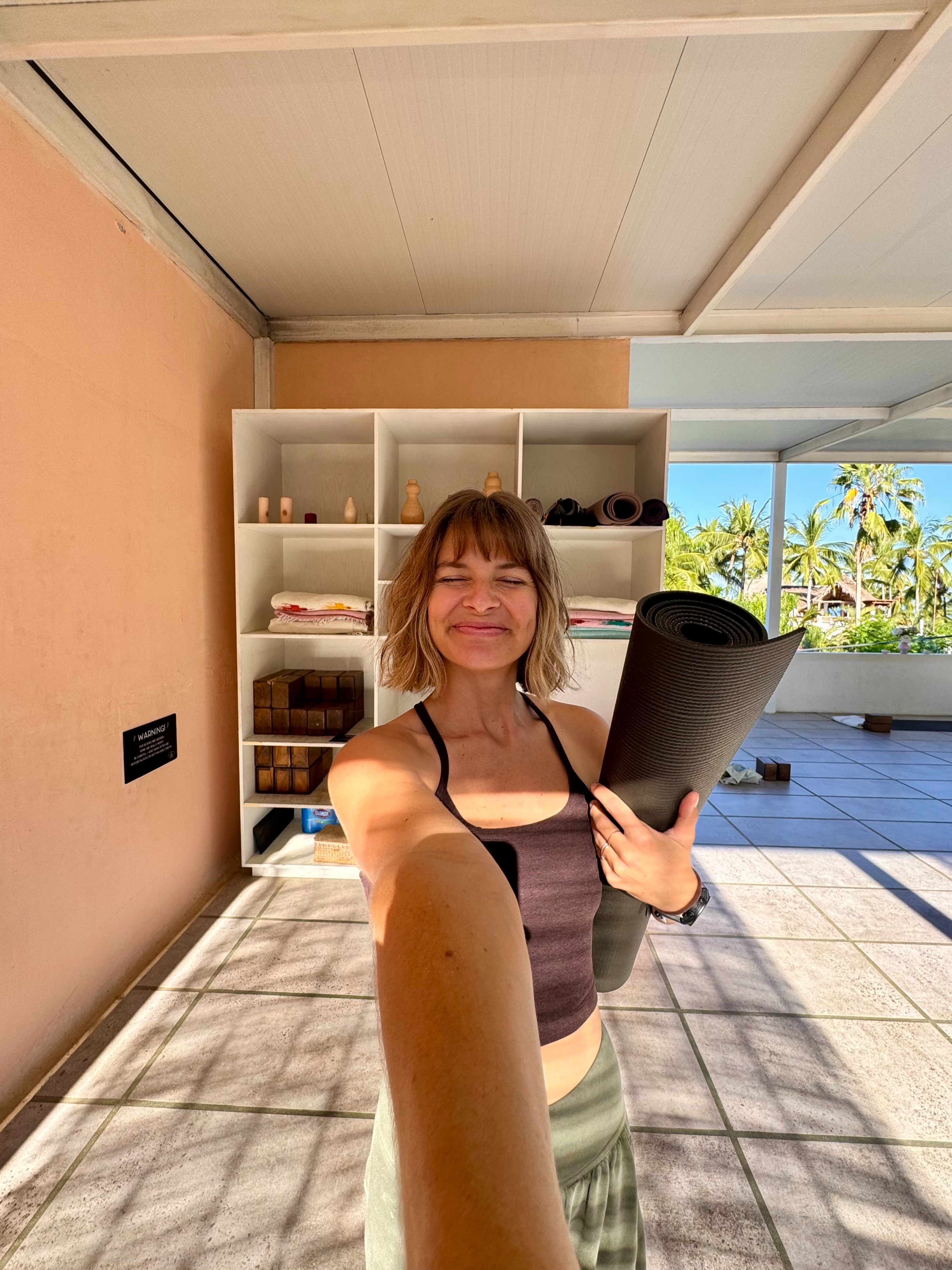 My favorite outfit to wear for yoga! Wearing my Beyond Yoga tank with prAna pants! Comfy but still ready to get some exercise in! 

 #LTKootd #LTKfitnessgoals #LTKActive