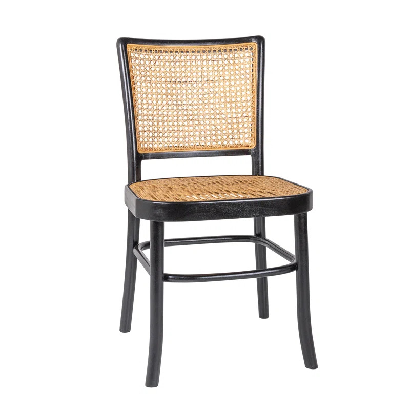 Keilen Solid Wood Side Chair in Brown (Set of 2) | Wayfair North America