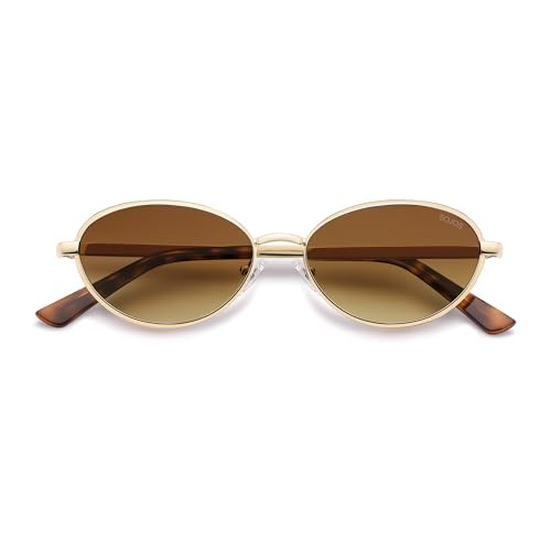 SOJOS Trendy Oval Cay Eye Polarized Sunglasses for Women Men, Chic 80s 90s Retro Fashion Sunnies ... | Amazon (US)